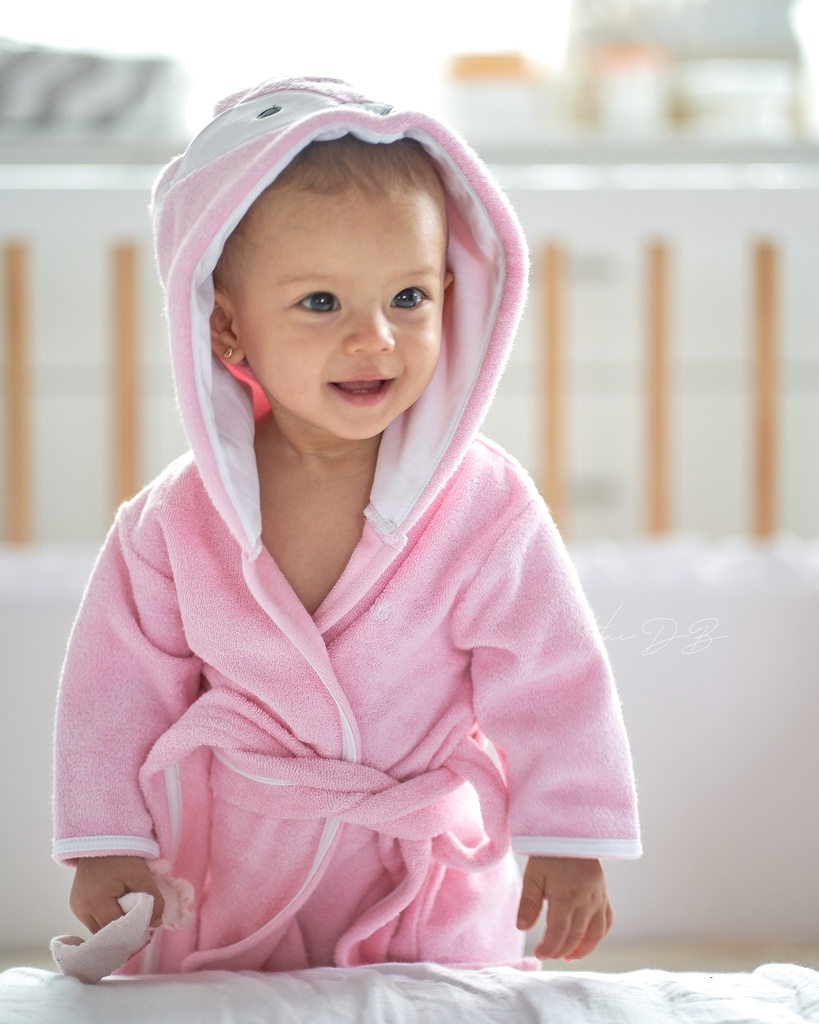 SALIDA DE BAÑO ROSA ZORRO