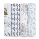 MANTAS DE MUSELINA CLASICA JUNGLE 4-PACK