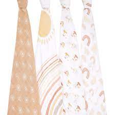 mantas de muselina clásica keep rising 4-pack