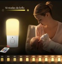 LUZ NOCTURNA CON CONTROL REMOTO
