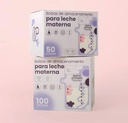 BOLSAS DE ALMACENAMIENTO DE LECHE MATERNA x100 UNIDADES MAMÁ PRIMERO