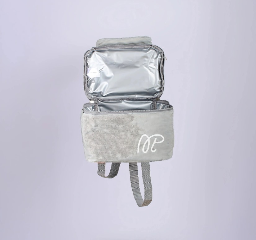 COOLER BAG GRIS PARA LECHE MATERNA - BOLSO REFRIGERANTE