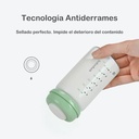 FRASCO DE ALMACENAMIENTO 180ML VERDE