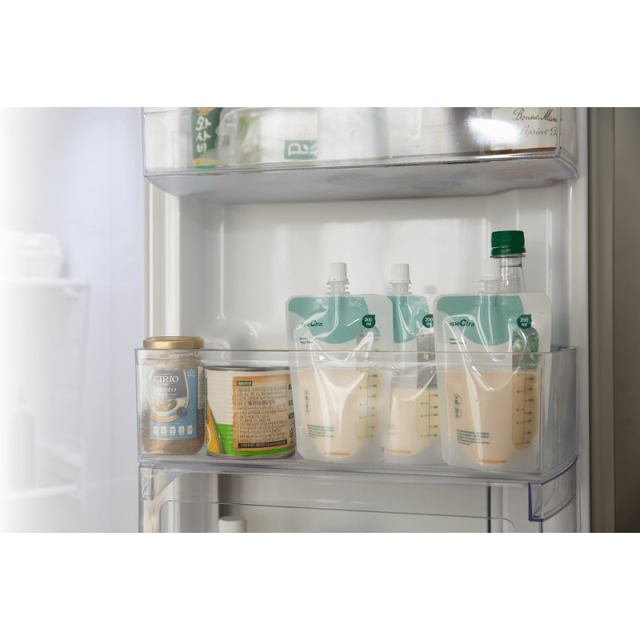 Bolsas de almacentamiento de leche 200ml  con adaptador - Simple x10pzas
