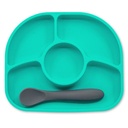 YUMI - PLATO DE SILICONA TURQUESA