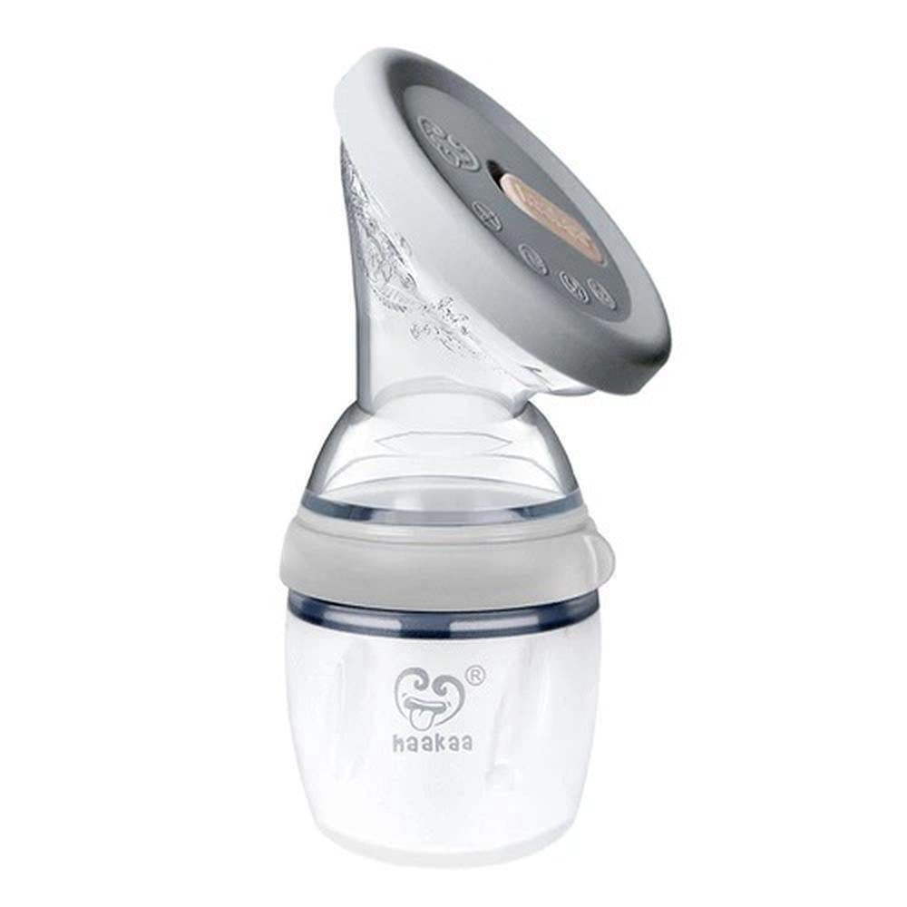 SET DE EXTRACTOR DE LECHE GEN.3 & CABEZAL DE BIBERÓN (5onz./160ml) GRIS