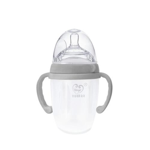 BIBERÓN DE SILICONA GEN.3 (250ml) GRIS