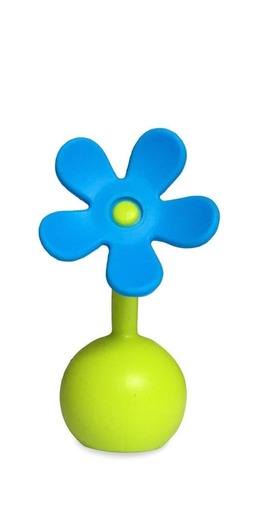 TAPÓN FLOR PARA EXTRACORES DE LECHE HAAKAA - AZUL