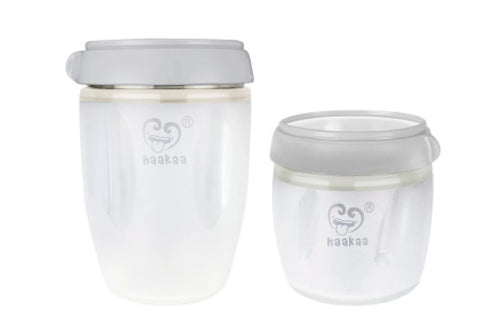 SET DE ALMACENAMIENTO DE LECHE MATERNA (160ML Y 250ML) GRIS