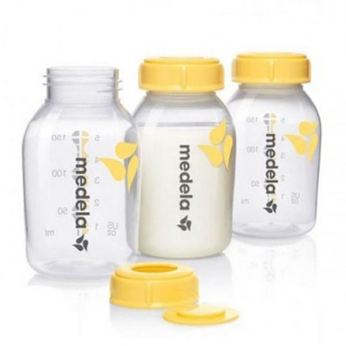 BOTELLAS DE ALMACENAMIENTO DE LECHE MATERNA 150ML X 3