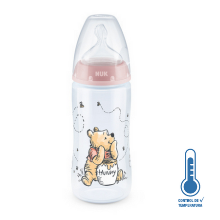 BIBERON FIRST COICE PP 300ML WINNIE ROSADO