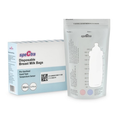 BOLSAS DE ALMACENAMIENTO DE LECHE 200ml x30pzas