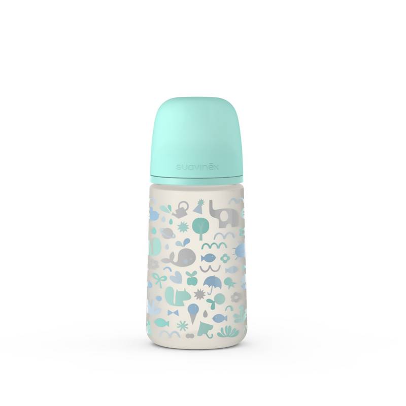 Biberón Anticólico SX PRO Memories Flujo Medio (M) 270 ml - 9 onzas Suavinex