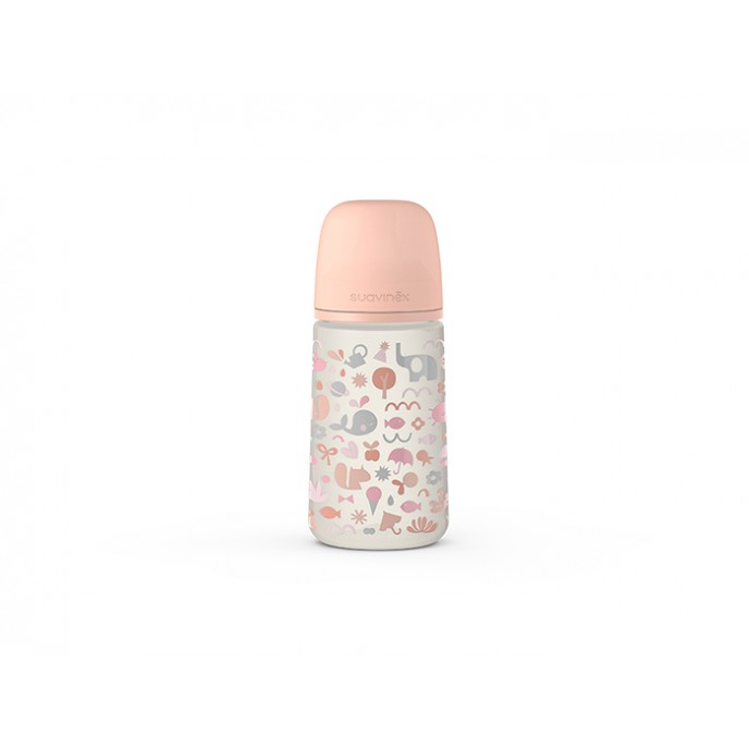 Biberón Anticólico SX PRO Memories Flujo Medio (M) 270 ml - 9 onzas Suavinex