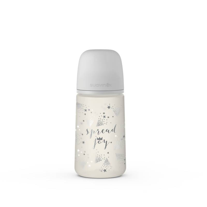 Biberón Anticólico SX PRO Joy Crown Flujo Medio (M) 270 ml - 9 onzas Suavinex