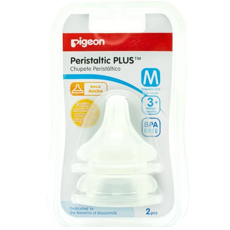 Chupete/Tetina Peristáltica boca ancha "M" 2 un.
