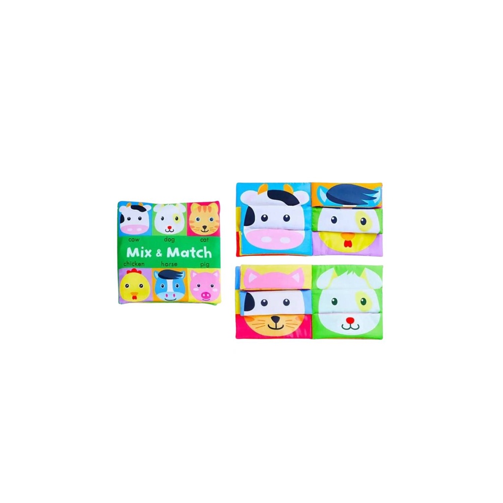 LIBRO SENSORIAL MIX AND MATCH FARM