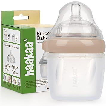 BIBERÓN DE SILICONA GEN.3 (160ml) DURAZNO