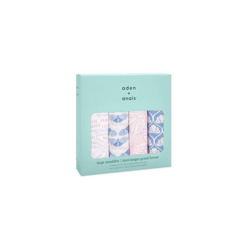 mantas de muselina clásica deco 4-pack