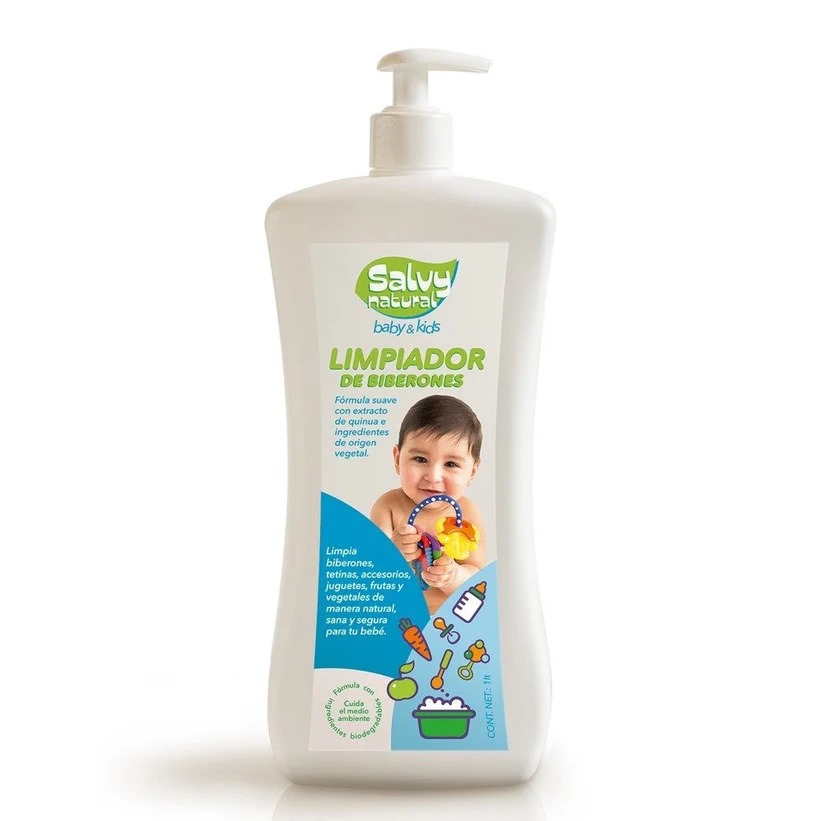 LIMPIADOR DE BIBERONES Y ACCESORIOS SALVY x 1000ML