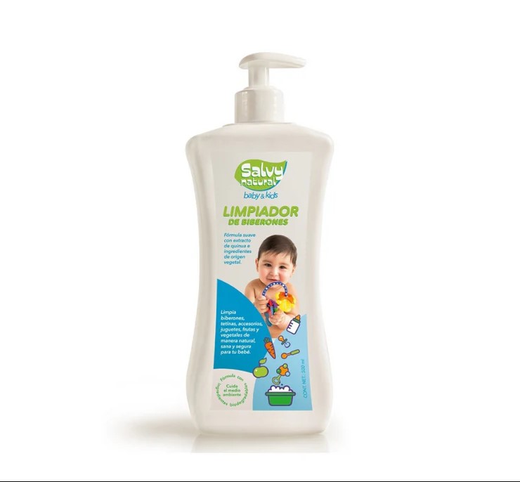 LIMPIADOR DE BIBERONES Y ACCESORIOS SALVY x 500ML