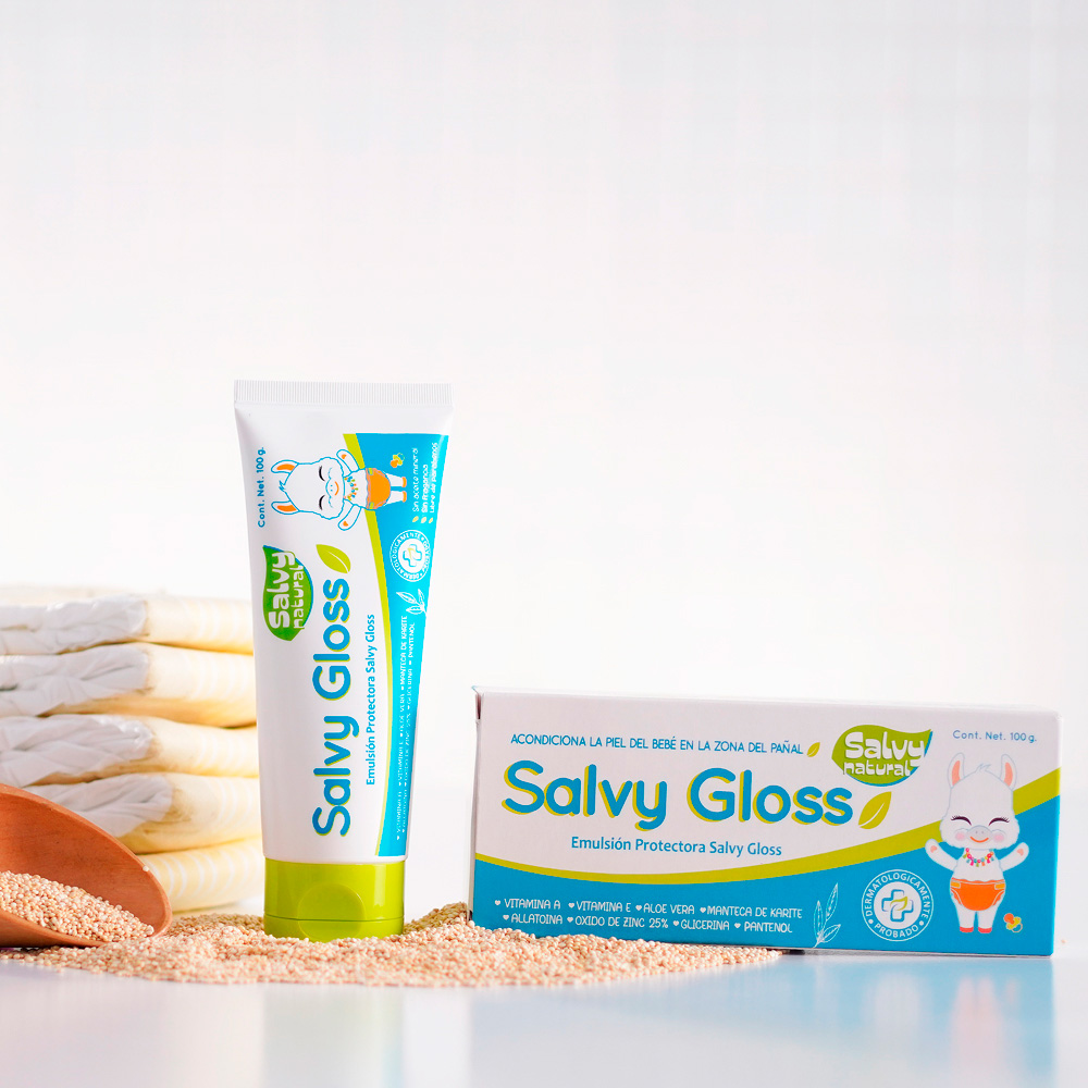 CREMA PROTECTORA ANTIESCALDADURAS SALVY GLOSS x 100G