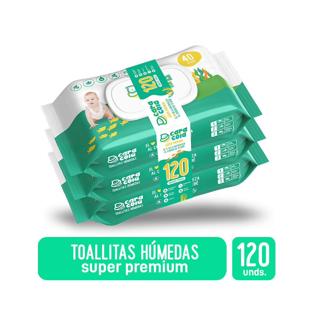 TOALLITAS HÚMEDAS x 120UNDS