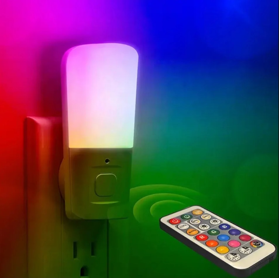 LUZ NOCTURNA CON CONTROL REMOTO