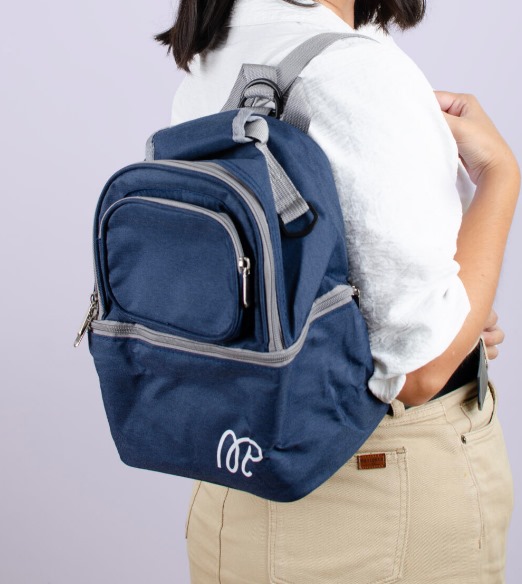 COOLER BAG AZUL PARA LECHE MATERNA - BOLSO REFRIGERANTE