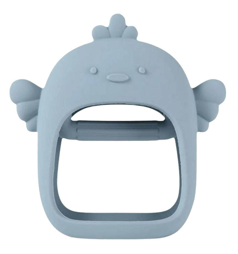 MORDEDORES DE SILICONA CELESTE