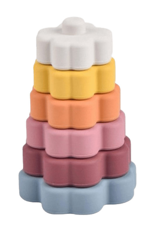 JENGA DE SILICONA PARA BEBÉS