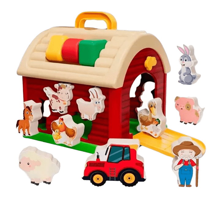 ENCAJE GRANJA DE MADERA