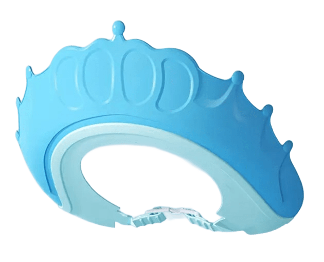 GORRO DE BAÑO CORONA CELESTE