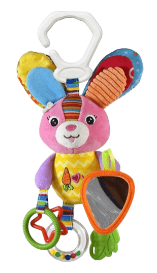 SONAJA PELUCHE CONEJO ROSADO