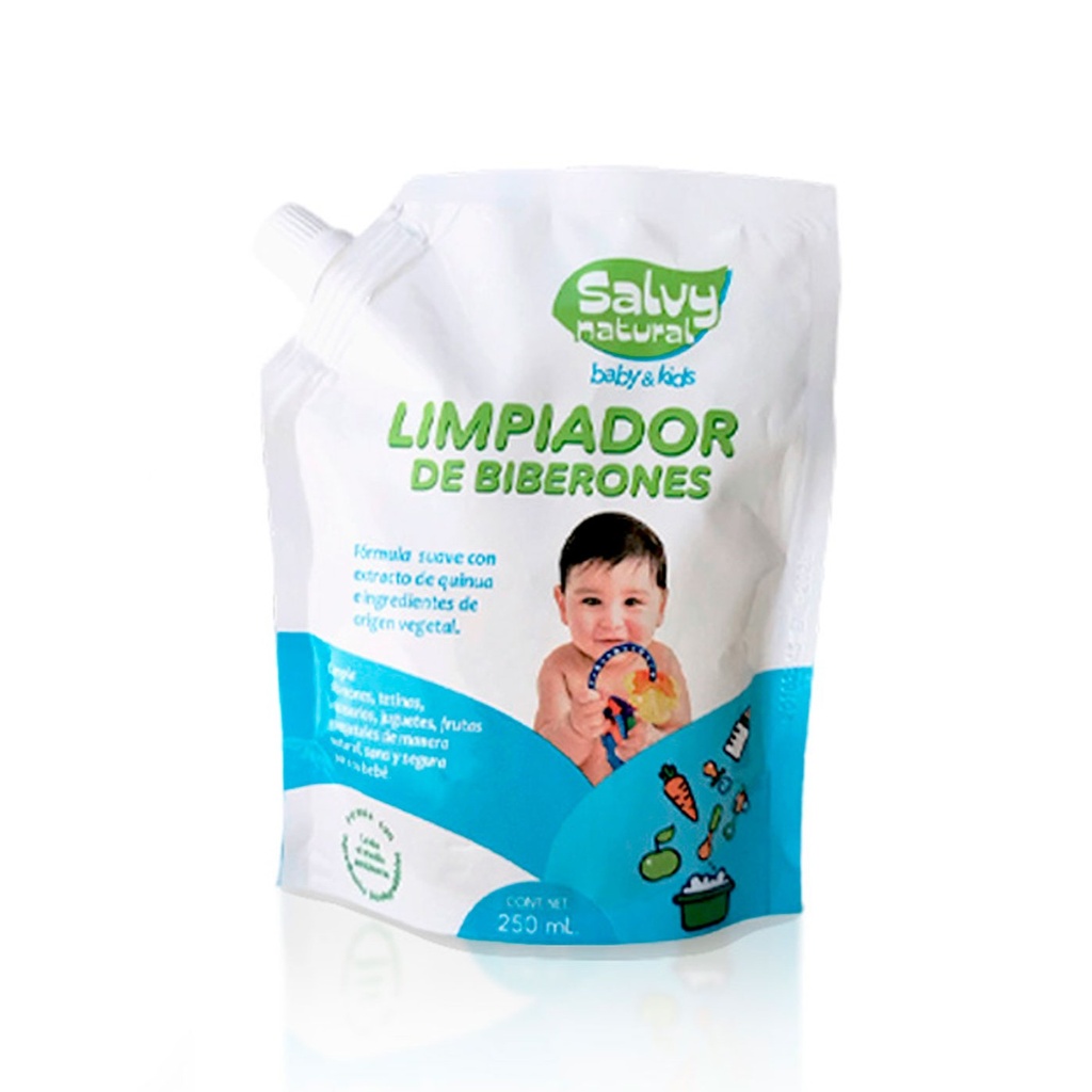 LIMPIADOR DE BIBERONES Y ACCESORIOS SALVY DOYPACK x 250ML