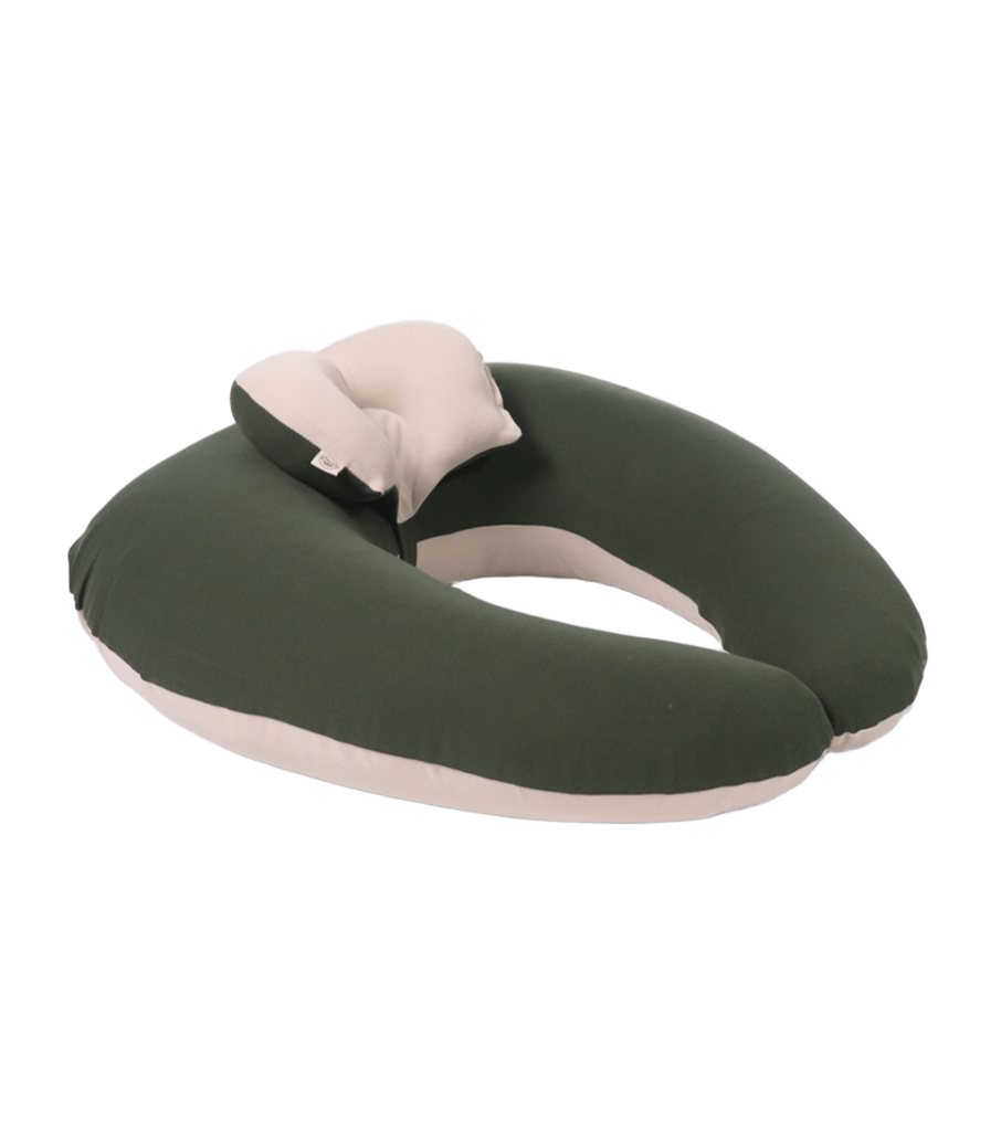 COJÍN DE LACTANCIA VERDE MILITAR/ARENA
