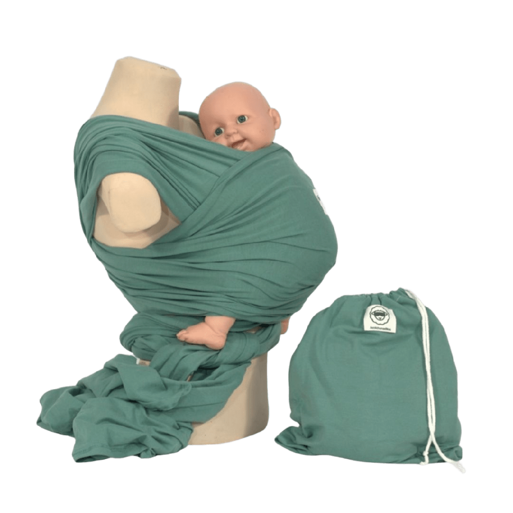 FULAR ERGONÓMICO VERDE CEMENTO