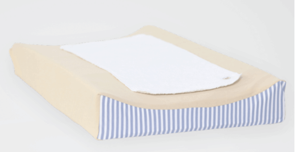 COLCHÓN CAMBIADOR BEIGE RAYAS