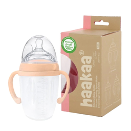[9420060202557] BIBERÓN DE SILICONA GEN.3 (250ml) DURAZNO
