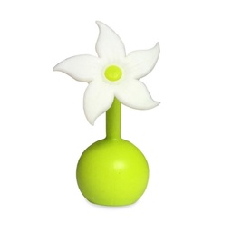 [9421903711816] TAPÓN FLOR PARA EXTRACTORES DE LECHE HAAKAA - BLANCO