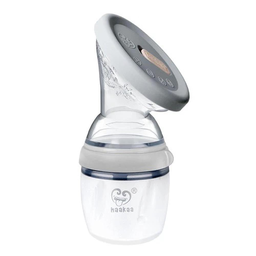 [9420060202687] SET DE EXTRACTOR DE LECHE DE SILICONA GEN.3 & TAPA DE SILICONA (5onz./160ml) GRIS