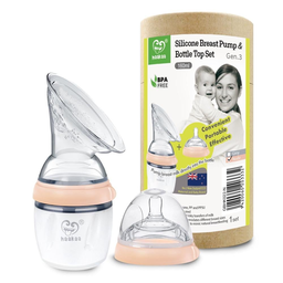 [9420060203332] SET DE EXTRACTOR DE LECHE GEN.3 & CABEZAL DE BIBERÓN (5onz./160ml) DURAZNO