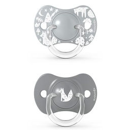 [8426420074841] Chupón con tetina fisiológica SX PRO - Fox 6-18m x 2 unidades - Suavinex