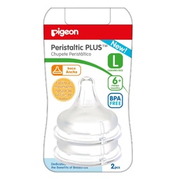 [4902508017893] Chupete/Tetina Peristáltica boca ancha "L" 2 un.