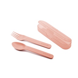[8426420071147] Set Cubiertos Rosado con Estuche Suavinex +12m