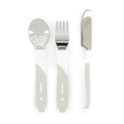 [7350083122179] TWISTSHAKE SET DE CUBIERTOS DE METAL 12+M-BLANCO