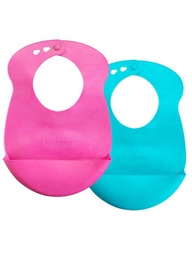 [666519635142] BABERO DE SILICONA PARA NIÑA - 2 UND