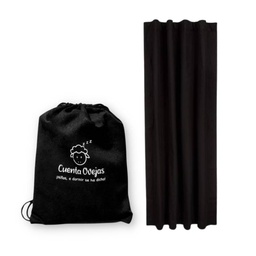 [0053129334] CORTINAS BLACKOUT PLAIN BLACK LARGE