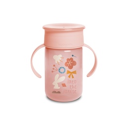 [8426420070164] VASO APRENDIZAJE 360º 340ML -  +12M ROSADO
