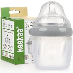 [9420060201369] BIBERÓN DE SILICONA GEN.3 (160ml) GRIS